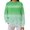Green, variant on Spring and Autumn and Attractive Plant Print Casual and Comfortable Women's Blouse Fall Essentials Clothes