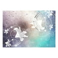 thumbnail image 2 of Tiptophomedecor Peel and Stick Floral Wallpaper Wall Mural - Flowers On Glass - Removable Wall Decals, 2 of 3