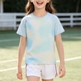 thumbnail image 5 of Rash Guard for Boys Short Sleeve Unisex Sun Shirt Swim Shirts Quick Dry Girls Swim Top 7-8 Years, 5 of 7