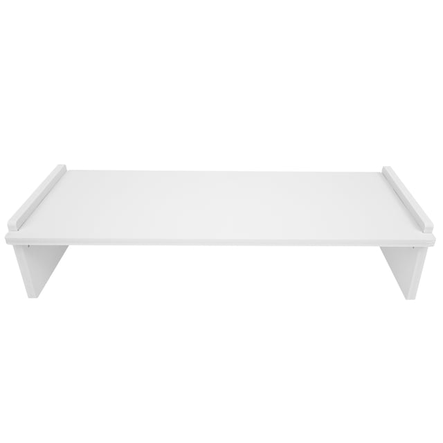 HOOWIFFY Support pour Ordinateur Portable, Support Rehausseur en Bois Blanc, Réduction de Pression Cou et Dos, 1Ensemble Rentrée des Classes