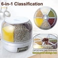 thumbnail image 3 of Advancent Caja repelente de insectos para almacenamiento y conservación seguros de granos Tapa sellada ABS Retiene la frescura Gran capacidad Organizadores de utensilios de cocina Blanco, 3 of 6