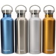 thumbnail image 7 of TOPOKO 25 ounce Stainless Steel Vacuum Water Bottle Double Wall Insulated Leak Proof Bottle BPA free With Metal Lid Grey, 7 of 7