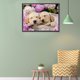 thumbnail image 5 of Cuadros Decorativos Cuadro de mosaico de taladro redondo completo de perro Animal DIY de pintura de diamante 5D (E1162) Ehuebsd Nuevos Originales, 5 of 9