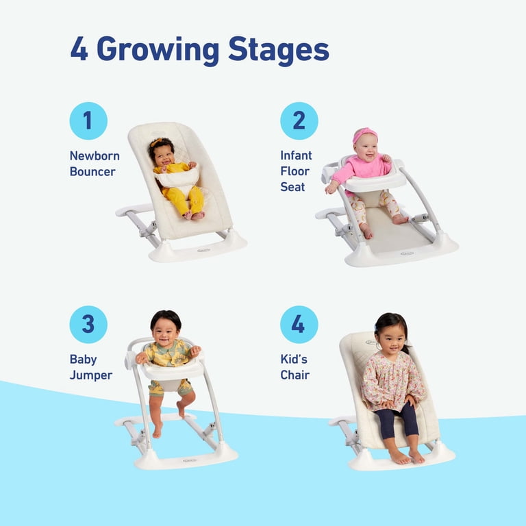 Graco, JumpStart 4-in-1 Activity Bouncer, RRK150, Infant Jumper