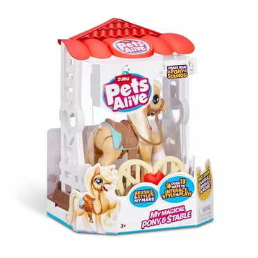 Pets Alive My Magical Pony & Stable - Interactive Robotic Figure