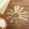 thumbnail image 4 of kiskick Wooden Spoon - Eco-Friendly Reusable Wood Small Bath Salt Spoon - Natural Household Tool, 4 of 8