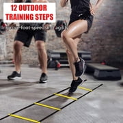 UHIAGREE Agility Ladder Speed Training Equipment,12 Rungs 19.7ft Football Ladder with Carry Bag