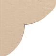 thumbnail image 3 of 3"W x 12"D x 12"H Thin Crestline Rough Cedar Woodgrain TimberThane Corbel, Primed Tan, 3 of 6