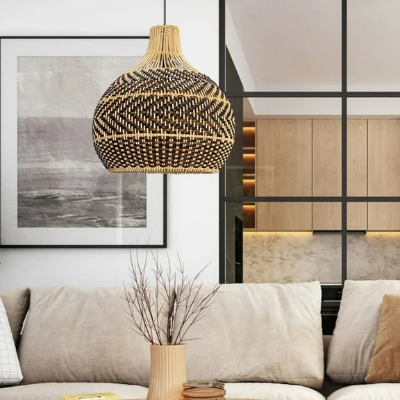 Arturesthome Huntington Beach Rattan Pendant Light