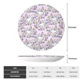 thumbnail image 2 of Kdxio Purple Rabbit Bone China Decorative Plate Ceramic Decorative Plate for Home Office Wall Stand Decorative Plates for Home Bedroom-8in, 2 of 6