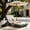 Dark Gray + Cream, variant on Outdoor Chaise Lounge with 3-Fold Cushion, Adjustable Recliner, Dark Gray + Cream