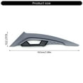 thumbnail image 3 of Aerodynamic Wing 2pcs Motorcycle Front Side Spoiler for Scooters Drag Increased Comfort Enhanced Ride Stability, 3 of 9