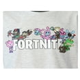 thumbnail image 2 of Fortnite Chibi Characters Men's Grey T-Shirt - size LG, 2 of 2