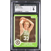 Collectible Graded 1985 Star Green #95 Larry Bird Boston Celtics CGC 6 Basketball Card