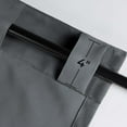 thumbnail image 4 of Superior Blackout Solid Light Filtering Back Tab Curtain Panel Set, 42" x 108", Grey, 4 of 9