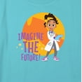 thumbnail image 2 of Girl's Blippi Meekah Imagine the Future Graphic Cropped T-Shirt Blue Large, 2 of 3