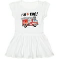 thumbnail image 3 of Inktastic I'm 2 Fire Truck 2nd Birthday Girls Toddler Dress, 3 of 5