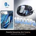 thumbnail image 5 of ECOVACS DEEBOT X8 PRO OMNI Robot Vacuum and Mop, 18000Pa, OZMO ROLLER Instant Self-Washing Mopping, 5 of 10