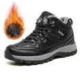 thumbnail image 6 of Men's Casual Shoes Winter Sneakers Outdoor Lightweight Hiking Shoes Padded Warm Comfort Large Size Hiking Footwear for Men, 6 of 9