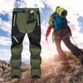 thumbnail image 1 of Pantalones de senderismo para hombre, transpirables, impermeables, a prueba de viento, largos, para bicicleta de montaña, para hombres y adultos L Colcomx  Los hombres pantalones de senderismo, 1 of 8