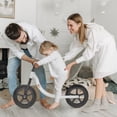 thumbnail image 5 of Korimefa Toddler Balance Bike Lightweight No Pedal Training Bike for 2-5 Years Old Boys Girls, Adjustable Handlebar&Seat Kids Walking Bike, White, 5 of 17