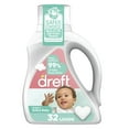 thumbnail image 3 of (6 pack) Dreft Active Baby Liquid Laundry Detergent, Sensitive Skin, Hypoallergenic, 32 Loads, 46 fl oz, 3 of 13
