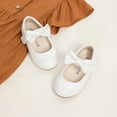 thumbnail image 3 of Meckior Toddler Dress Girls Shoes Mary Jane White Flat Princess Shoes for Little Kids, 3 of 7