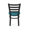 thumbnail image 3 of 400 Jackie 18" Chair with Black Wrinkle Finish and Graph Tidal Seat, 3 of 7