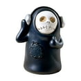 thumbnail image 2 of LmnLft Halloween Ghost Figurines Set, Mini Plastic Skeleton Statues with Stitch Mouth Holding Accessories for Desk Decor and Party Displays, 2 of 6