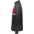 thumbnail image 4 of Holloway Sportswear S Prism Bold 1/4 Zip Pullover Black/Scarlet 222591, 4 of 5
