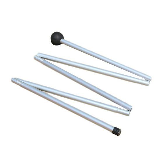 Ana 1pc 4/5section Beach Canopy Pole 1.6/2.1m Foldable Beach Canopy Tent Pole Shelter Tarp Pole Aluminum Alloy For Camping Tents