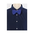 thumbnail image 5 of INSPIRE CHIC Men's Pre-Tied Bow Ties Adjustable Strap Solid Color Knitted Bowtie Royal Blue, 5 of 5