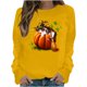 thumbnail image 1 of Camiseta suelta estampada a la moda para mujer, blusa de manga larga, cuello redondo, camisetas informales Pompotops  FGAJ5520, 1 of 5