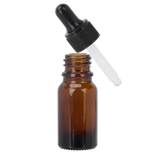 Botella de aceite esencial de vidrio Jadeshay Botella cuentagotas vacía