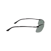 Ray-Ban Mens Active RB3183-006/71-63 Black Semi-Rimless Sunglasses