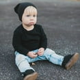 thumbnail image 3 of iHPH7 Baby Beanie Winter Beanie Slouchy Beanie Hat Baby Cap Baby Hat Newborn Infant Winter Hat Black One Size, 3 of 4