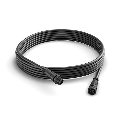 Philips Hue Câble d'Extension Extérieur - 5 Mètres - 1742430VN, Noir