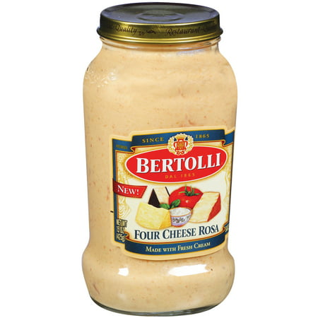 (2 pack) Bertolli Four Cheese Rosa Pasta Sauce 15