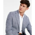 thumbnail image 4 of Tommy Hilfiger Mens Modern fit Sport Coat Blazer 40 R Light Heather Blue, 4 of 5