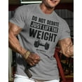 thumbnail image 4 of Gymish Don’t Debate Just Lift The Weight Workout T-Shirt – Funny Gym Shirt for Men, Motivational Lifting Tee, Men’s Athletic Workout Apparel, 4 of 5