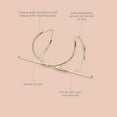 thumbnail image 3 of Hairitage Take Me to the Beach Hair Bun Cuff & Ponytail Holder for Girls & Women, Gold, 3 of 8