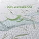 thumbnail image 4 of Protector de colchón de bambú Hannah Linen Twin XL - Funda de colchón con bolsillo profundo ajustable de hasta 16 " - Protector de enfriamiento transpirable y cómodo 100% impermeable Hannah Linen bambú, 4 of 6