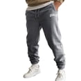 thumbnail image 4 of Mens Sweats Mens Joggers Mens Autumn And Winter High Street Fashion Leisure Loose Sports Running Lace Up Pants Sweater Pants Trousers, 4 of 5