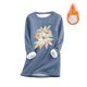 thumbnail image 1 of Ailaofu Womens Long Sleeve O Neck Sweatshirt Casual Warm Winter Pullover Sweatshirt Loose Fit Tops, 1 of 3