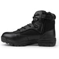 thumbnail image 3 of RYNO GEAR Mens Black Tactical Combat Boots with Coolmax Lining, 3 of 3