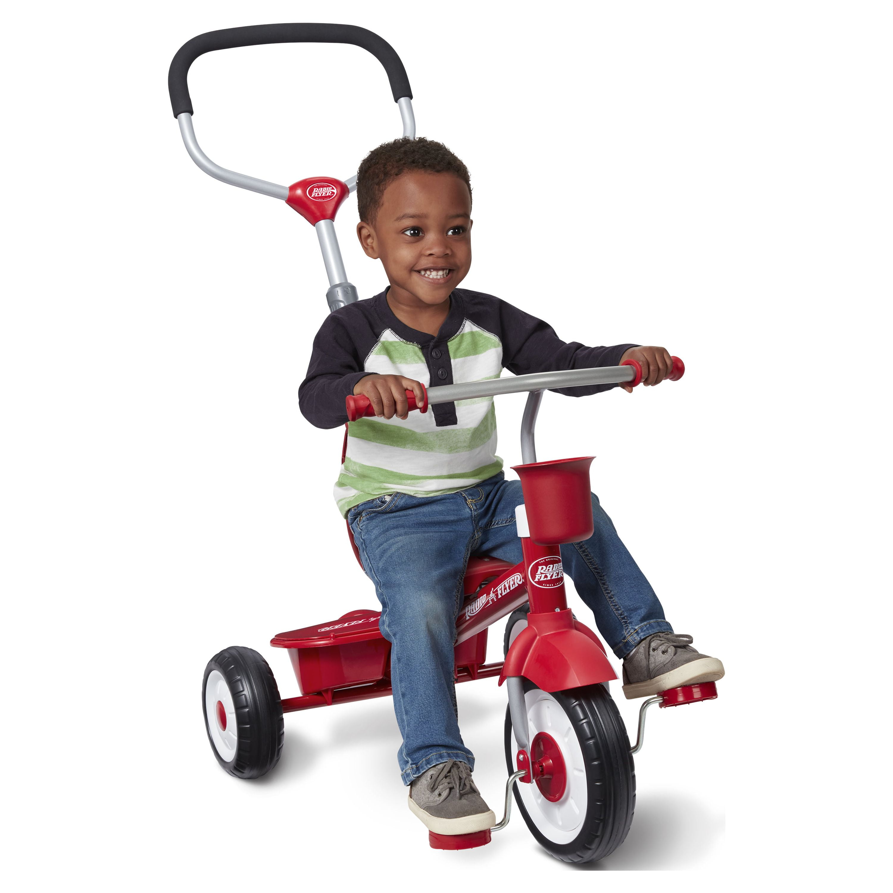 ラジオフライヤー(Radio Flyer) 三輪車 トライク EZ FOLD STROLLN TRIKE Radio Flyer EZ Fold 4-in-1 Stroll N Trike for Kids Tricycles