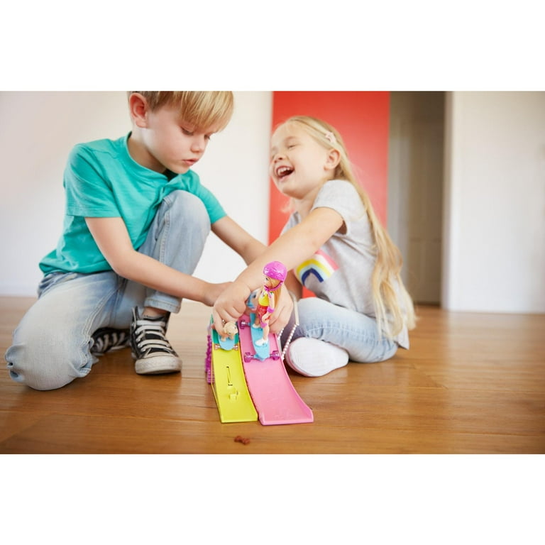 Barbie Club Chelsea Skatepark Playset with Chelsea Doll Flipping Puppy Walmart