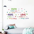 thumbnail image 2 of Naiovety 2 uds pegatina de pared póster personalidad moderna Universal DIY papel pintado pegatinas decoración del hogar bebé pasillo dormitorio Decoración del hogar Naiovety HA078219-00, 2 of 6