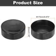 thumbnail image 2 of Uxcell 175mm (6 7/8") ID Rubber End Caps, Pipe & Fence Post Protectors Flexible End Caps for Industrial Pipes, Metal Tubing, Outdoor Fencing, Black, 2 of 6