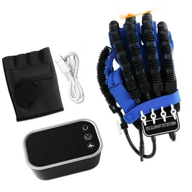 Manual de Guante de Abrenamiento de Fuerza, Guante Robot de Rehabilitación de 9 Velocidadas para Mano Derecha, 3 Modos de Ejercio para Dados Hemíplicos
